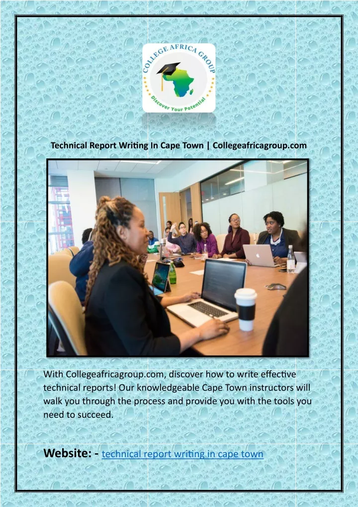 technical report writing in cape town