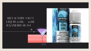 Best Air Factory Salt E-Liquid 50mg  Razzberry Blast