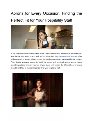 aprons for every occasion finding the