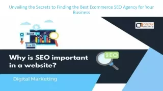 Unveiling the Secrets to Finding the Best Ecommerce SEO Agency for Your Business