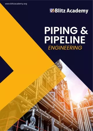 Piping and Pipeline Engineering Courses in Kerala | Blitz Academy