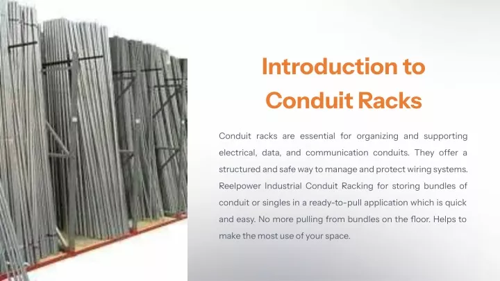 introduction to conduit racks