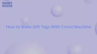 How to Make Gift Tags With Cricut Machine