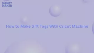 how to make gift tags with cricut machine