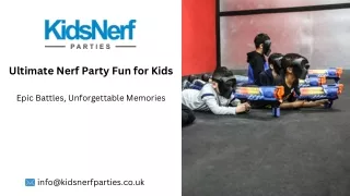 Nerf Gun Party Hire in the UK