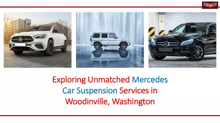 exploring unmatched mercedes car suspension