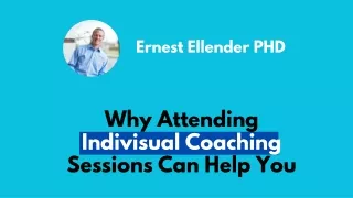 Why Attending Indivisual Coaching Sessions Can Help You