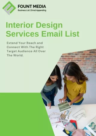 Elevate Your Business: Customized Interior Designers Email List