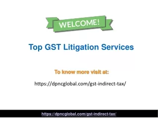 Top GST Litigation Services