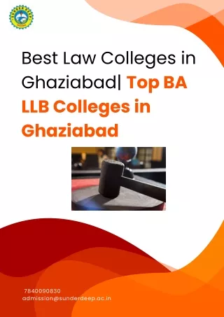 Best Law Colleges in Ghaziabad Top BA LLB Colleges in Ghaziabad