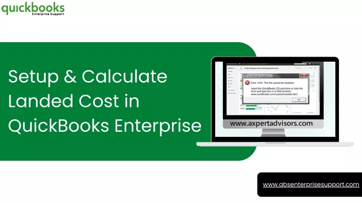 PPT - Setup & Calculate Landed Cost in QuickBooks Enterprise PowerPoint ...