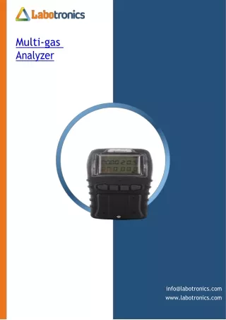 multi gas analyzer