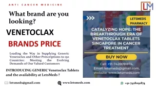 Venetoclax 100mg Tablets Lowest Price Philippines, Dubai, China