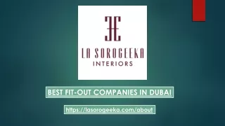 Best Fit-Out Companies in Dubai