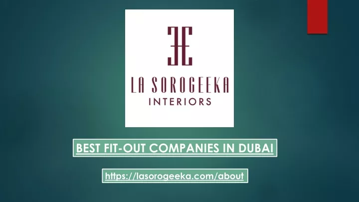 best fit out companies in dubai