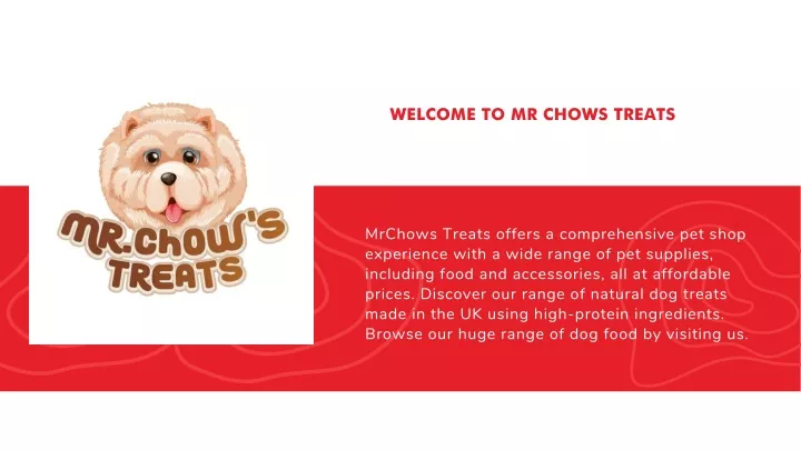 welcome to mr chows treats