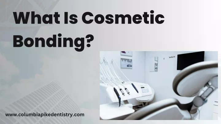 what is cosmetic bonding