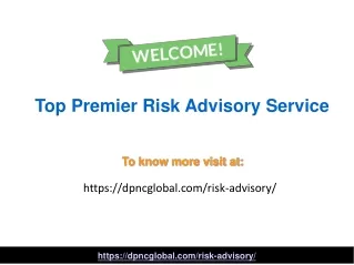 Top Premier Risk Advisory Service