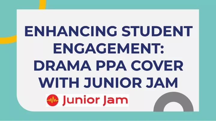 enhancing student engagement drama ppa cover with