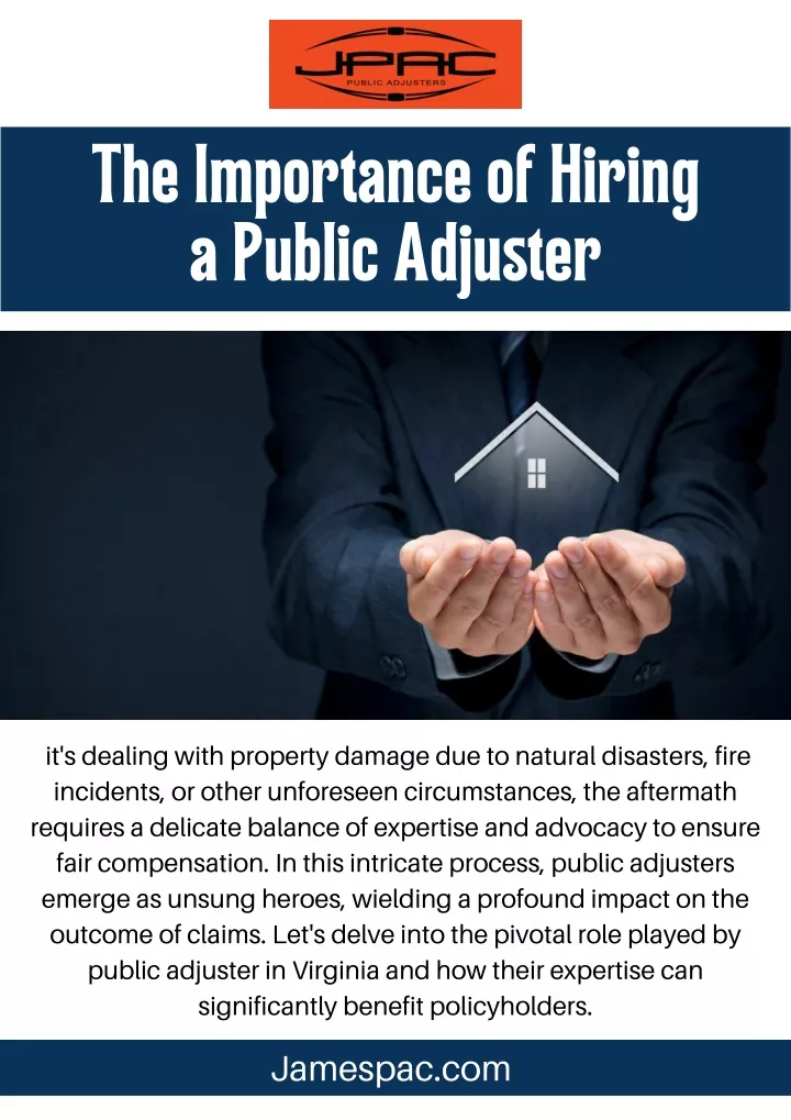the importance of hiring a public adjuster