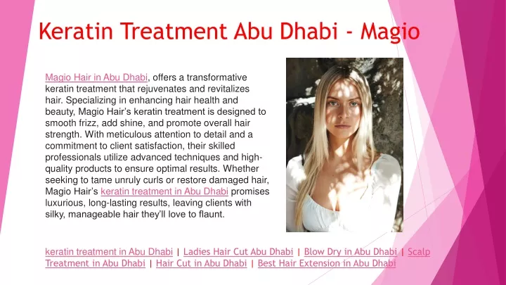 keratin treatment abu dhabi magio