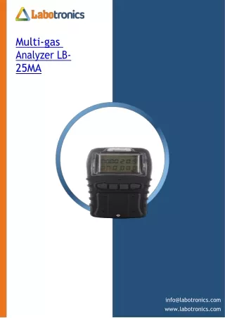 multi gas analyzer lb 25ma