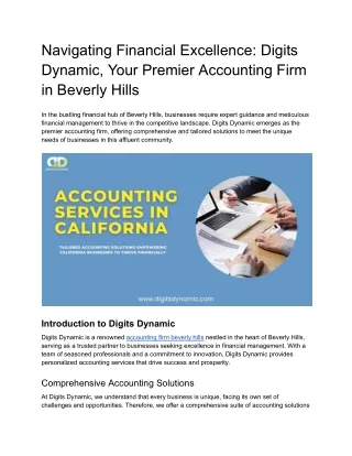 Accounting firm beverly hills