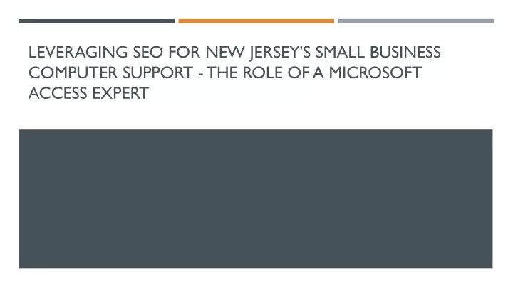 leveraging seo for new jersey s small business