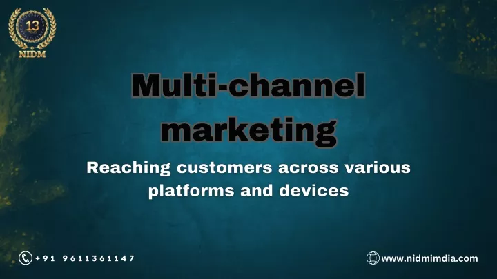 multi channel marketing marketing