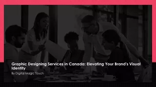 Unleashing Creativity with Graphic Designing Services in Canada