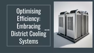 District Cooling for Commercial Buildings | District Cooling Systems