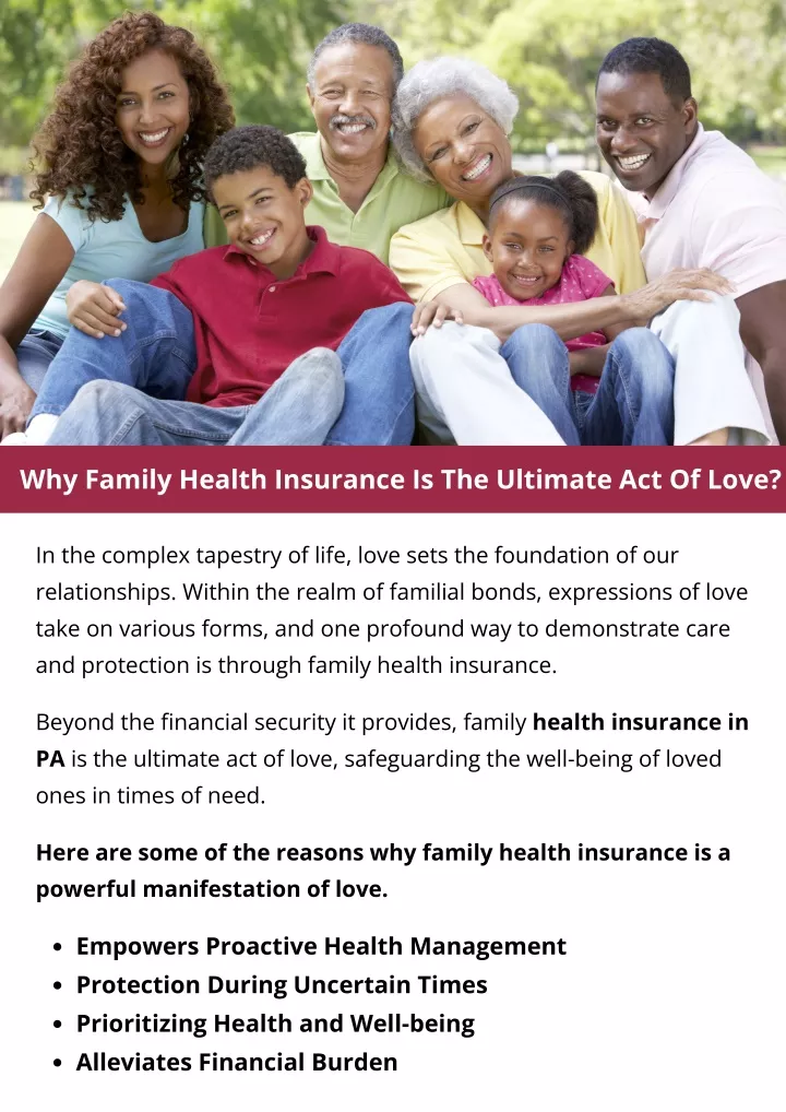 why family health insurance is the ultimate