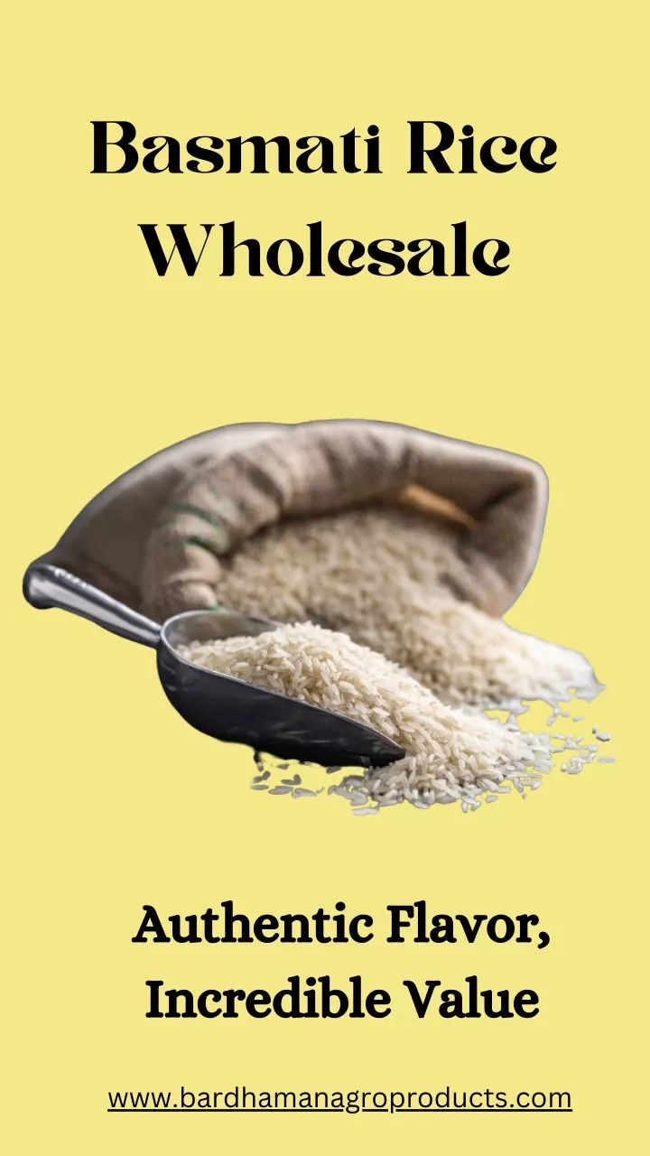 basmati rice wholesale