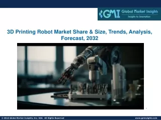 3D Printing Robot Market Share & Size, Trends, Analysis, Forecast, 2032
