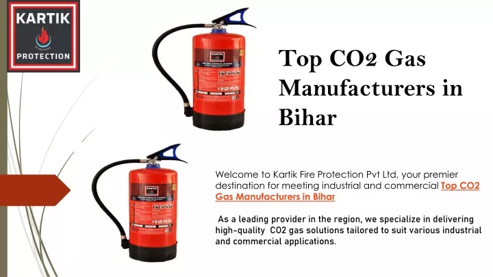 top co2 gas manufacturers in bihar