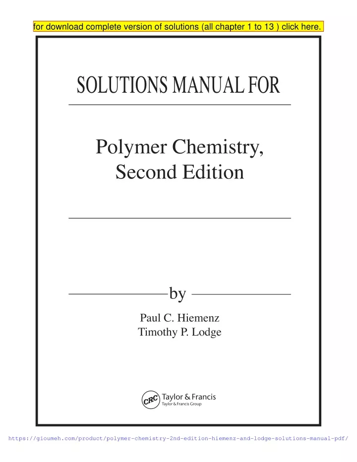 for download complete version of solutions