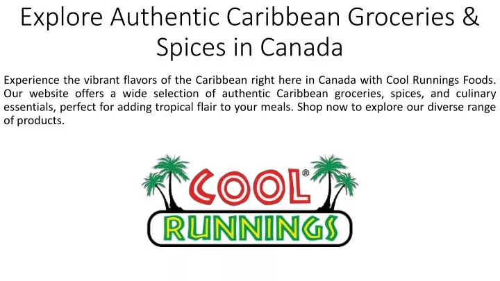 explore authentic caribbean groceries spices in canada
