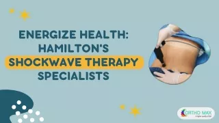 Shockwave Therapy Clinic Hamilton