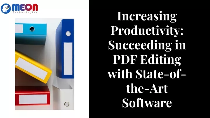 increasing productivity succeeding in pdf editing