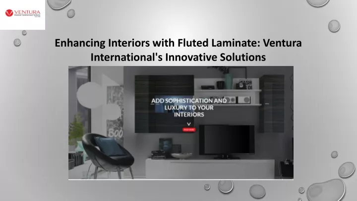 enhancing interiors with fluted laminate ventura