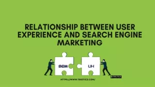 Relationship Between User Experience And Search Engine Marketing