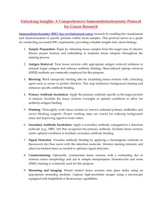 unlocking insights a comprehensive