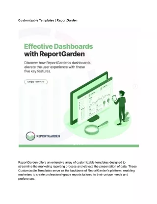 customizable templates reportgarden
