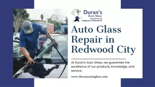 Auto Glass Repair Redwood City