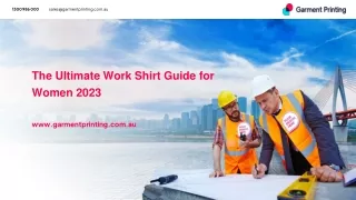 The Ultimate Work Shirt Guide for Women 2023