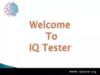 IQ test questions - IQ Tester