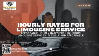 Affordable Hourly Rates for Luxurious Limousine Services Flexible and Affordable
