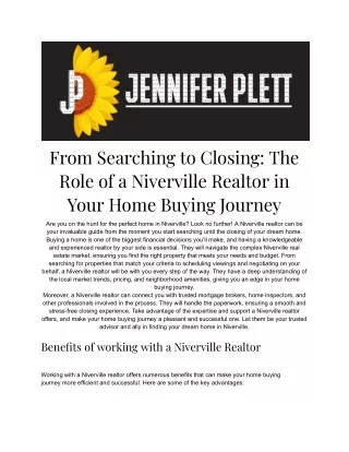 From Searching to Closing_ The Role of a Niverville Realtor in Your Home Buying Journey