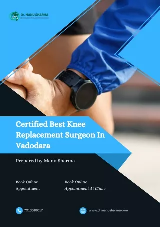 Certified Best Knee Replacement Surgeon In Vadodara