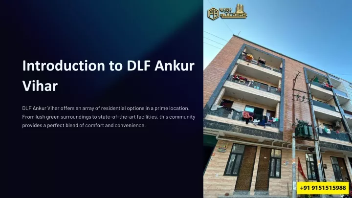 introduction to dlf ankur vihar